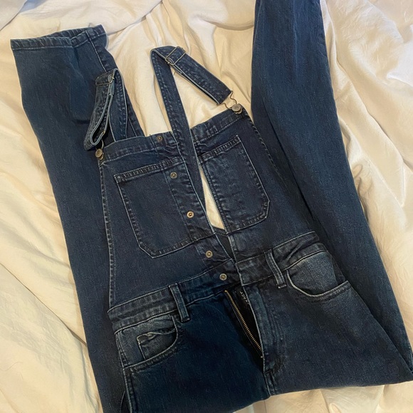 Lucky Brand denim fitted overalls - Picture 7 of 14